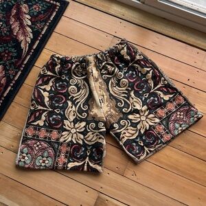 Upcycled Tapestry Shorts